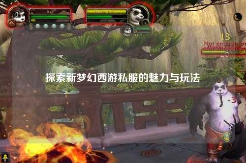 探索新夢幻西游私服的魅力與玩法