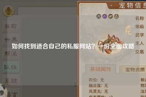 如何找到適合自己的私服網站？一份全面攻略