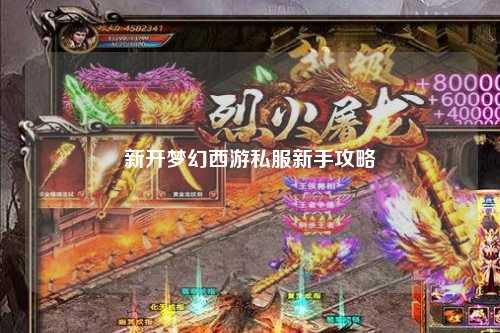 新開夢幻西游私服新手攻略
