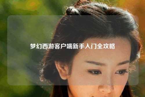 夢幻西游客戶端新手入門全攻略
