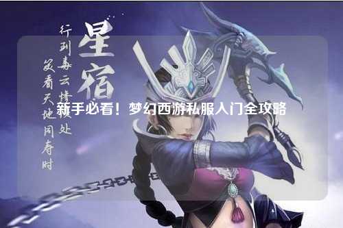 新手必看！夢幻西游私服入門全攻略