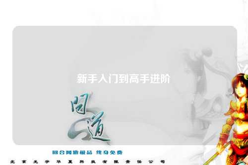 新手入門到高手進階