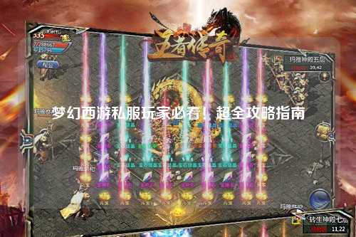 夢幻西游私服玩家必看！超全攻略指南