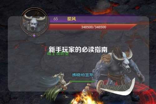 新手玩家的必讀指南